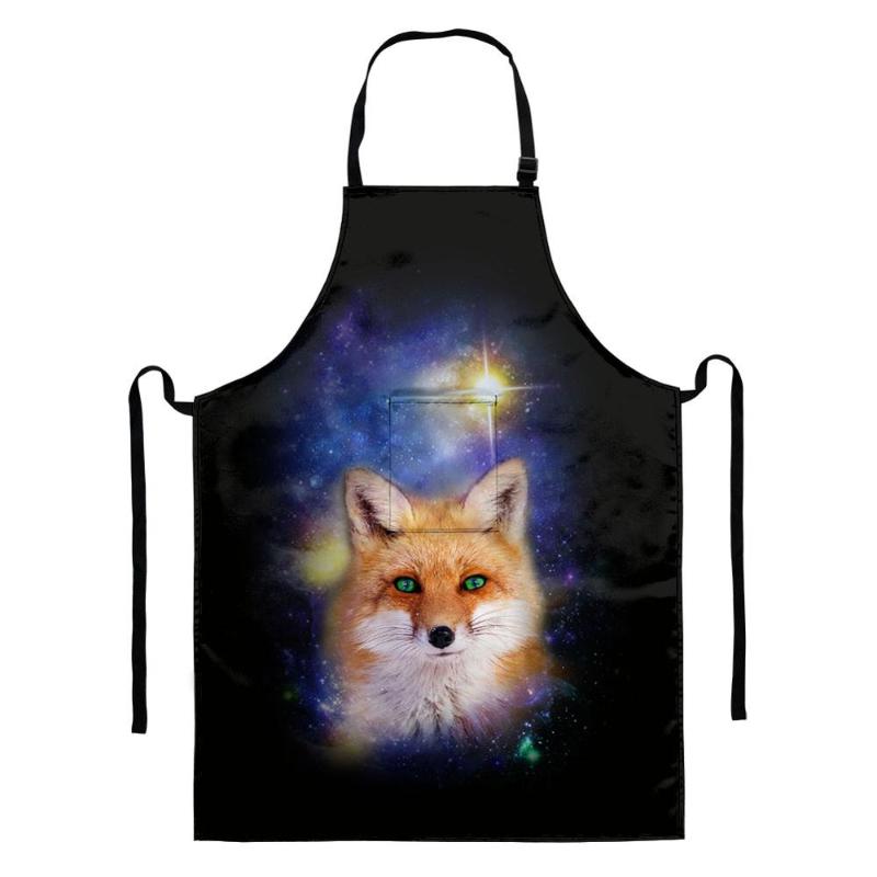 

1Pcs Striped Waterproof Polyester Apron Woman Adult Bibs Home Cooking Baking Coffee Shop Cleaning Aprons Kitchen Accessory