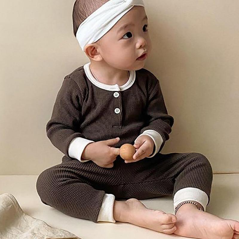 

2021 New Toddler Girl Boy Clothes Cotton Long Sleeve Tops T-shirt Leggings Pants Outfits Autumn Baby Clothing Set 0- Lktb, Y8005khaki