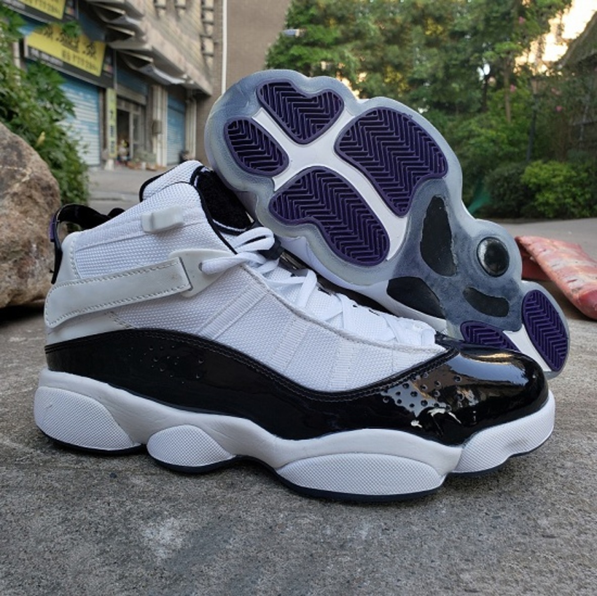

2021 Hot 6 6s Six Rings Mens Boots Shoes Cool grey Concord Bred Green Gym Red Space Jam Men wom Nakeskin Boots Retro, Black