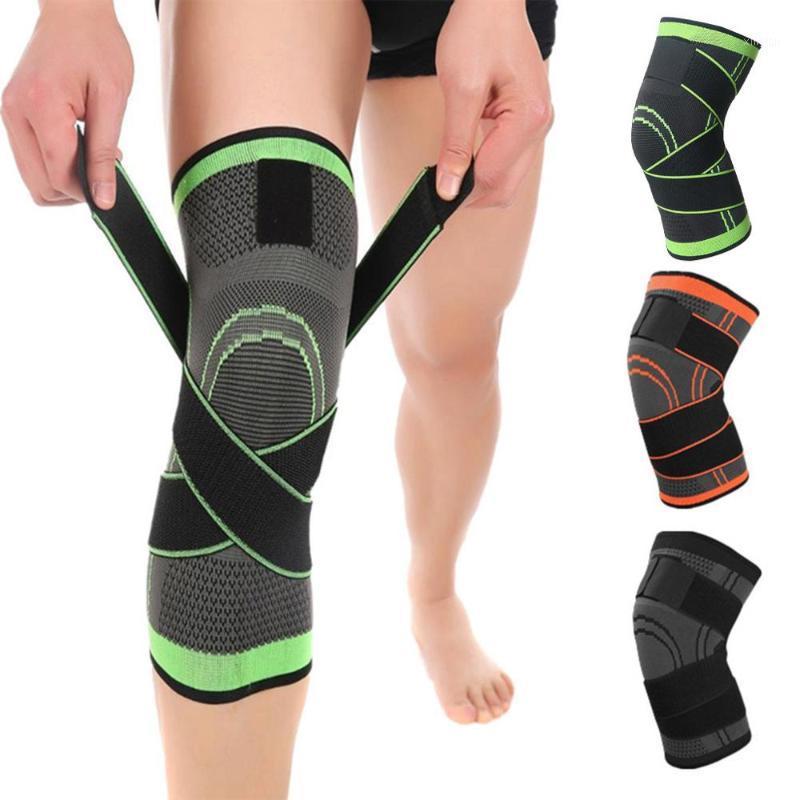 

SKDK 3D Weaving Knee Brace Pad Support Protect Compression Breathable Running Support Pad1, Orange