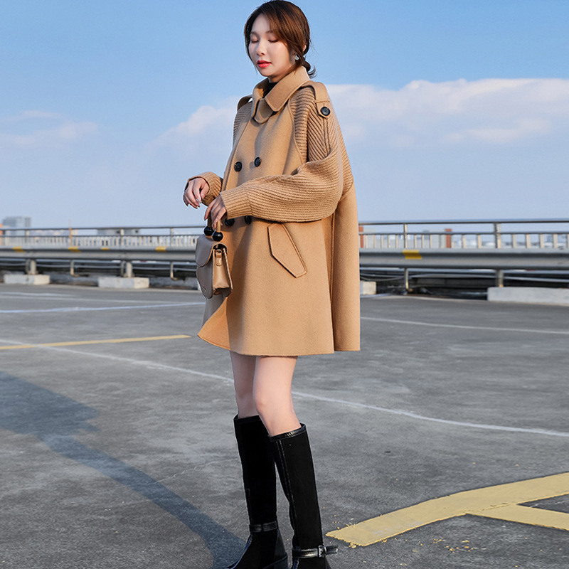 

2021 New Casmere Woolen Sweater Woman Luxury Designer Ladies'clothes Autumn Kpop Style 57ui, Camel