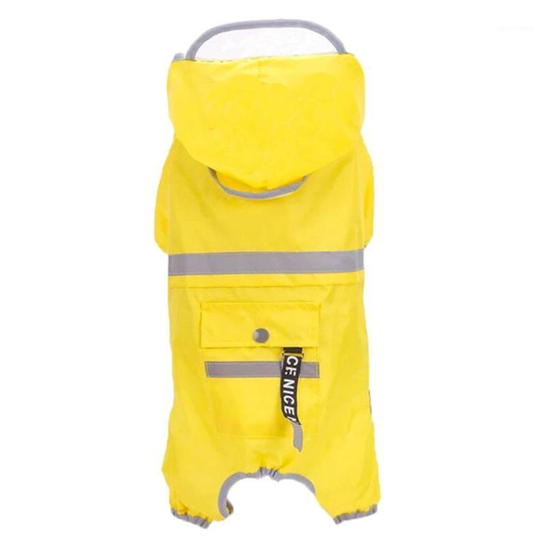

Dog Raincoat Four-legged Waterproof Pet Supplies Clothes Spring And Summer Wear Pet Raincoat Full Package Style1, As pic