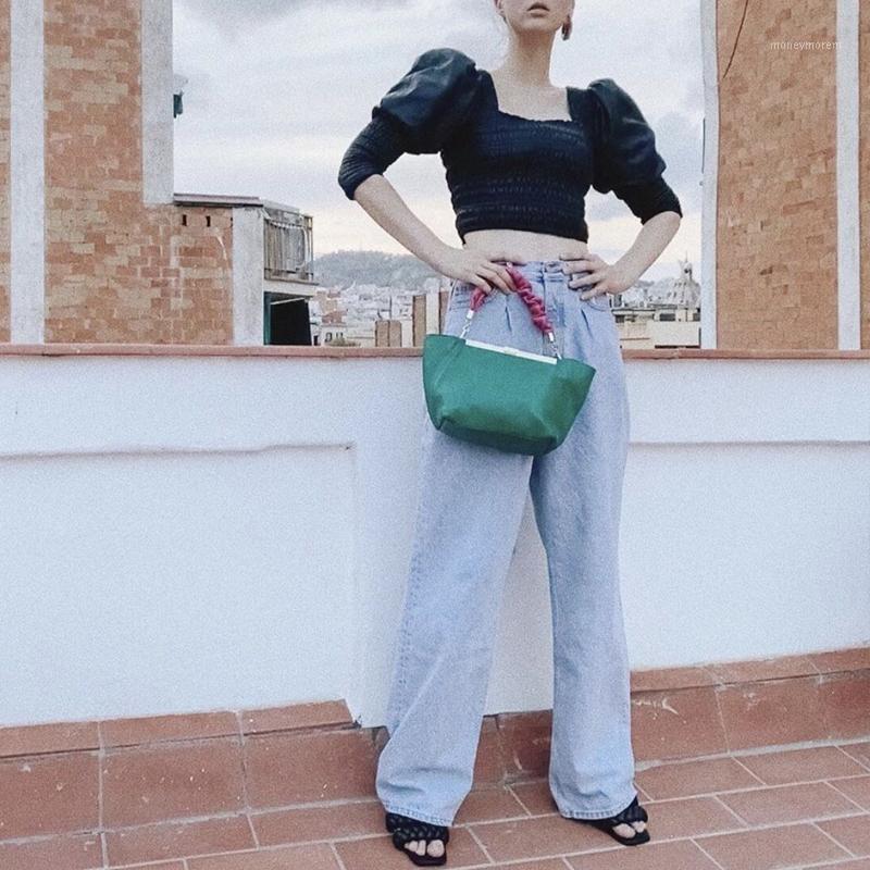 

Washed Vintage High Waist Jeans Boyfriend Casual Loose Denim Jeans Women Pants Soft Ladies Wide Leg Baggy Pantalon Femme1, Light blue jeans