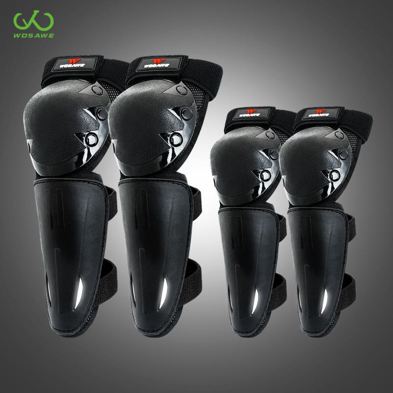 

WOSAWE Kids Motorcycle Knee Pads Elbow Pad Set Sports Bike Skating Cycling Snowboard Roller Ski Skateboarding Kneepads Guard