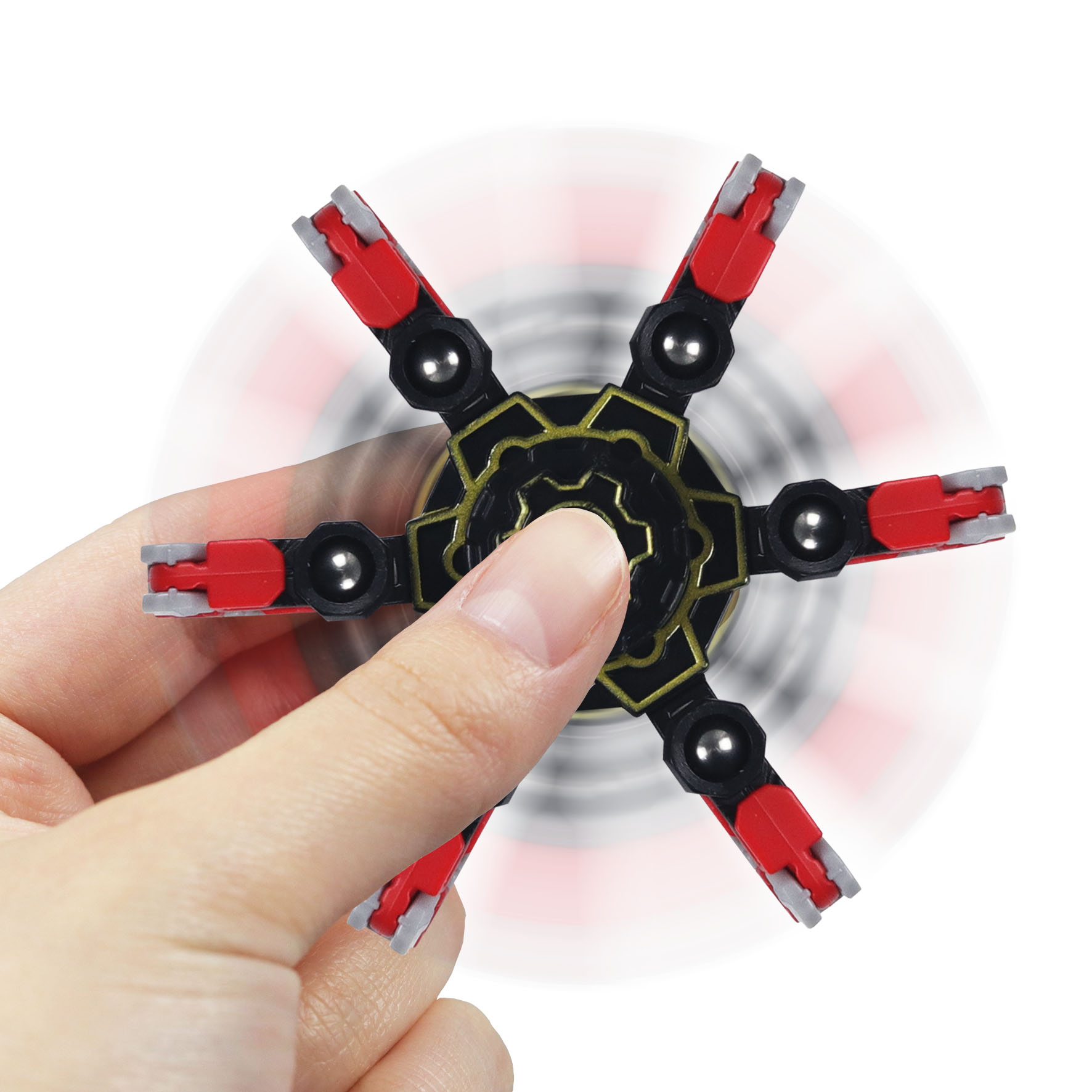 

2022 Fidget Toys New children's hundred deformation mechanical gyro decompression artifact finger spiral fingertip chain toy