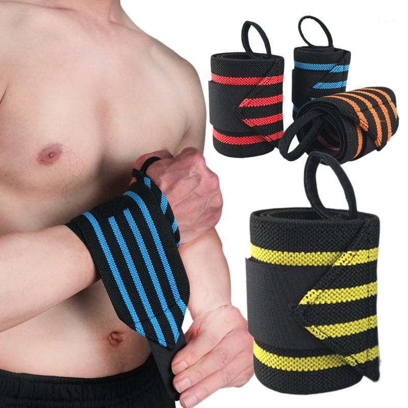 

Adjustable Wrist Strap Outdoor Sports Wristband Powerlifting Bodybuilding Bandage Breathable Wrist Support basketball1, Orange