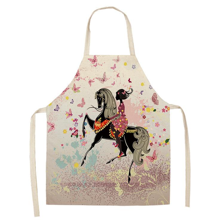 

Women Lady adult Cooking Kitchen Apron Restaurant Home Cooking Chef Bib Aprons Dress Dining Room Barbecue with Pocket