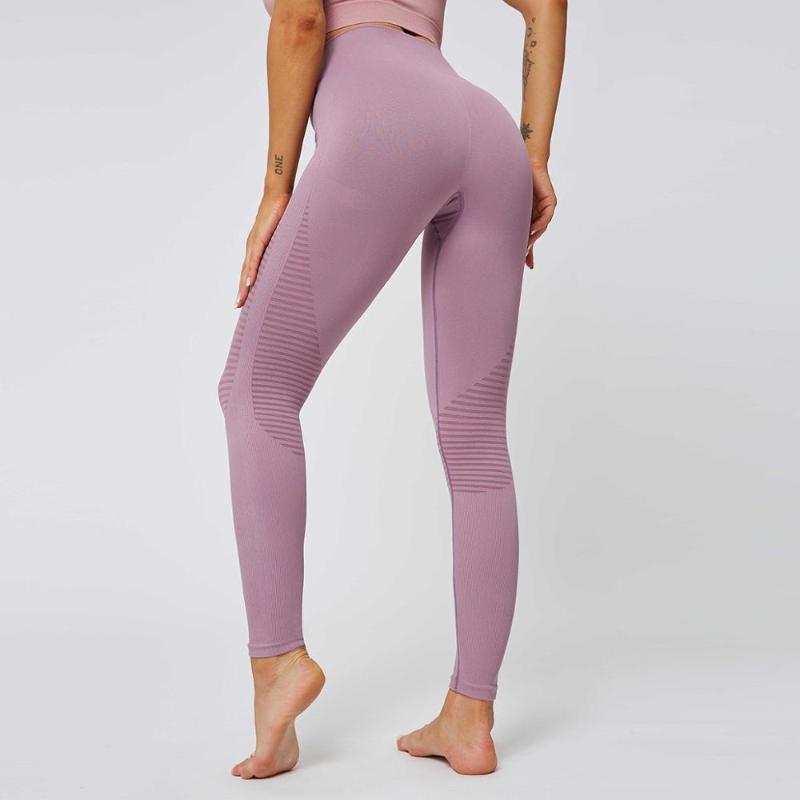 

Women Sexy Seamless Fitness Yoga Leggings High Waist Hip-lifting Pants Sportswear Gym Workout Running Training Women Yoga Pants, Black