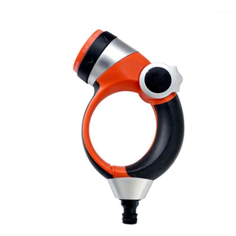 

Garden Spray Lawn Watering Multi-Function Car Wash High Pressure Durable Hand-Held Tools Hose Sprinkle Garden Water Nozzle1, Orange