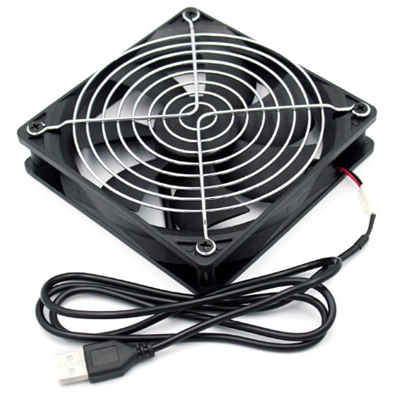 

80 x 80mm PC 120mm Fan TV Box Wireless Router Cooling USB 5V Cable Interface Pet Box Radiator Cooler1