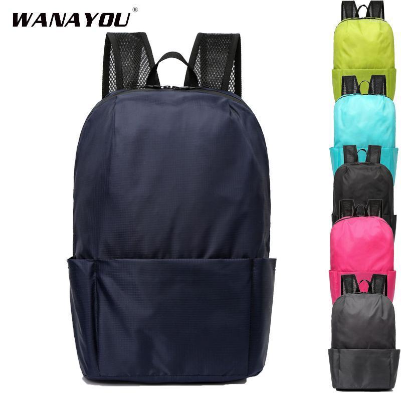 

WANAYOU 20L Waterproof Folding Backpack,Men Women Lightweight Packable Travel Backpack,Foldable Ultralight Handy Travel Daypack1, Cyanblue