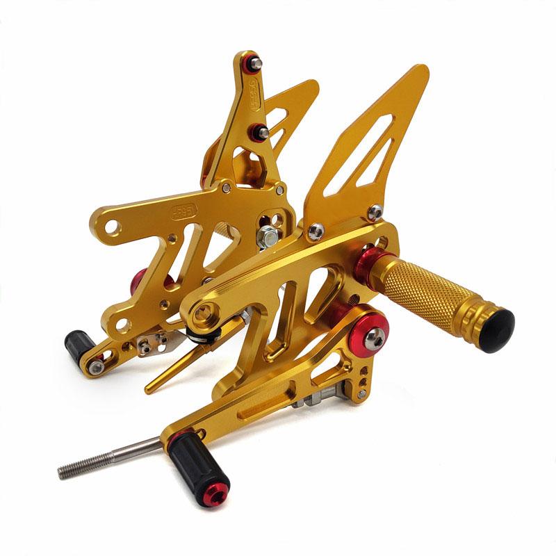 

CNC Rearsets Rear set Footrest Foot Rest Pegs Pedal fit for Aprilia Tuono V4 1100 APRC ABS 2011 2012 2013 2014 2020 2020