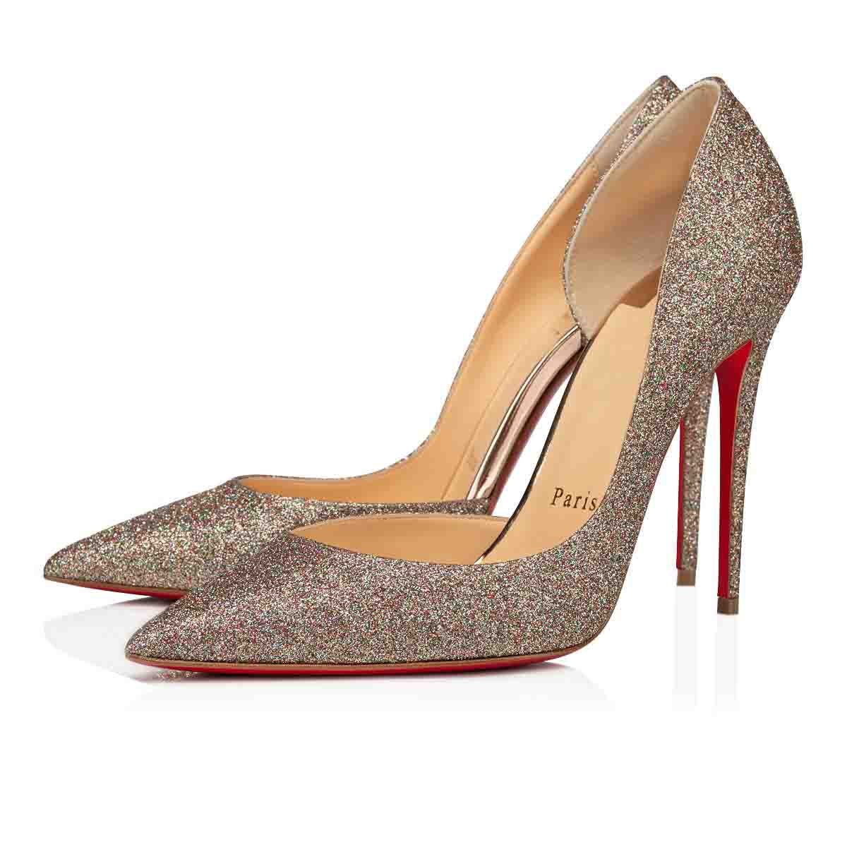 

Black Nude Patent Leather Glitter Women Shoes Red Bottom Iriza Shoes,Italy Men Red Soles High Heels Side-free Party Dress Flats/Heels, 11