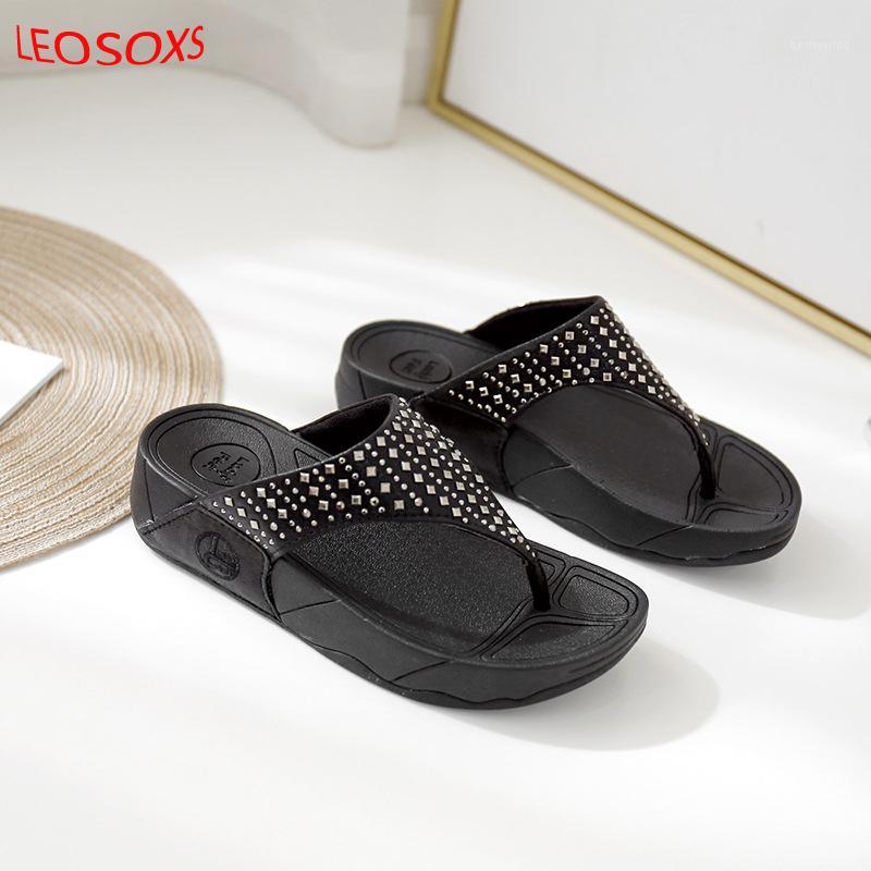 

LEOSOXS Women Flip Flops Platform Sandals Summer Shoes Woman Beach Flip Flops for Women's Fashion Casual Shoes Wholesale1, U003