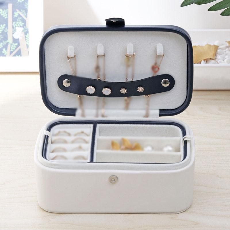 

Multifunctional Button Travel Storage Bag Ring Earrings Jewelry Lipstick Box Organizer Display Gift Boxes Case1