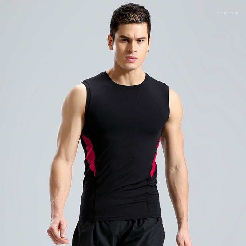 

Men Sleeveless Muscle Summer Tank Tops Sport Vest Quick Dry Fitness Athletic Compression Undershirts Base Layer Running Vest1, Gray