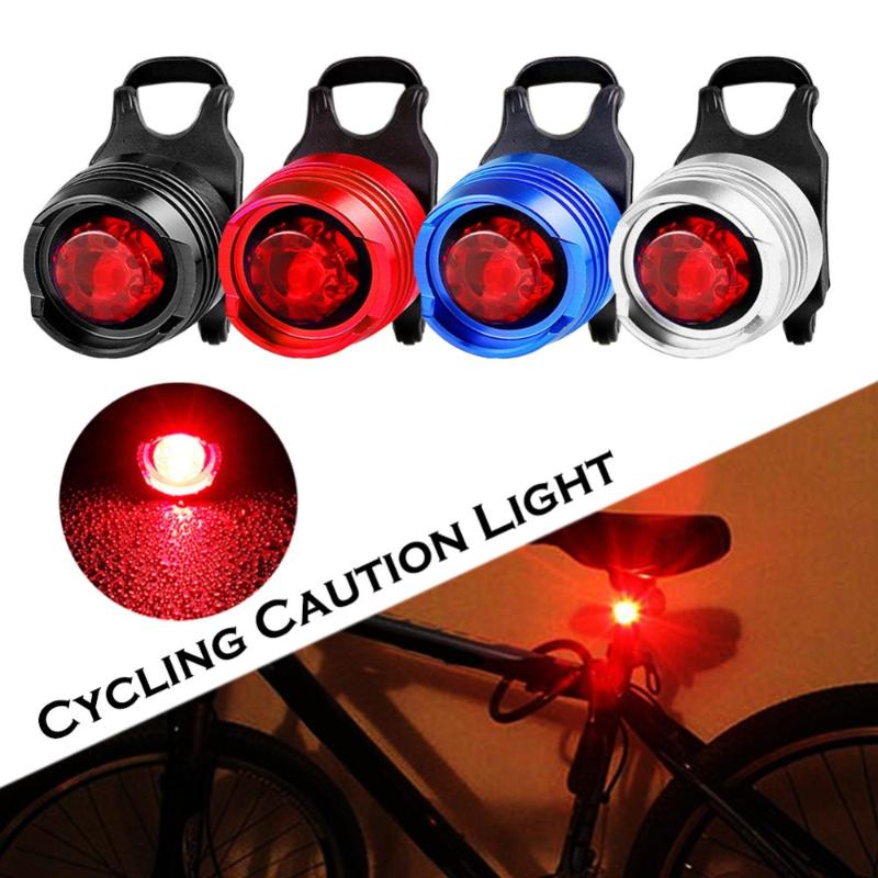 

LED Aluminium Bicycle Bike Tail Light Warning Waterproof Safety Helmet Lights Cycling Caution Light Lamp Bicycle Lights