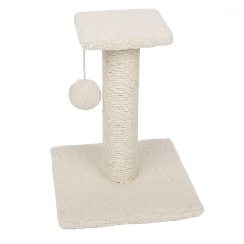 

Multifunctional luxury small cat climbing frame toy Sheet metal Creative board Paper tube Sisal rope Cat scratching post1
