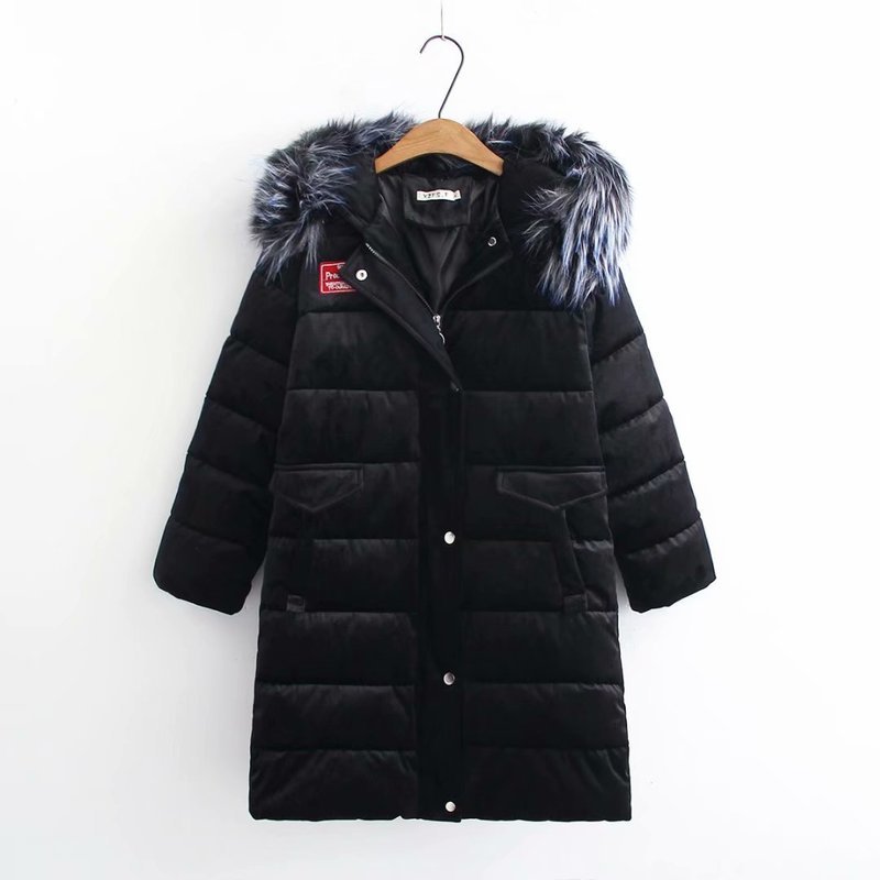 

Women Winter Large Thick Jackets with Hoodie Fur Collar Down Cotton Coat Long Women's Parkas G3pm, Burgundy