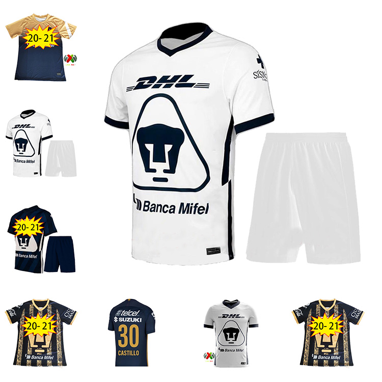 

Thailand 2020 UNAM Mexiko Home Away Quality Soccer Jerseys Club Universidad Nacional Soccer Shirt Van Rankin 3rd Castillo Football uniform, Goalkeeper 1