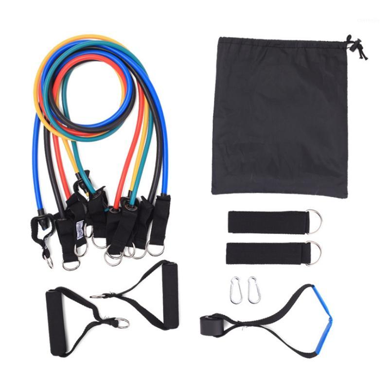

New-11 Sets of Pull Rope Multifunctional Fitness Training Device Rubber Combination Auxiliary Tension Device1
