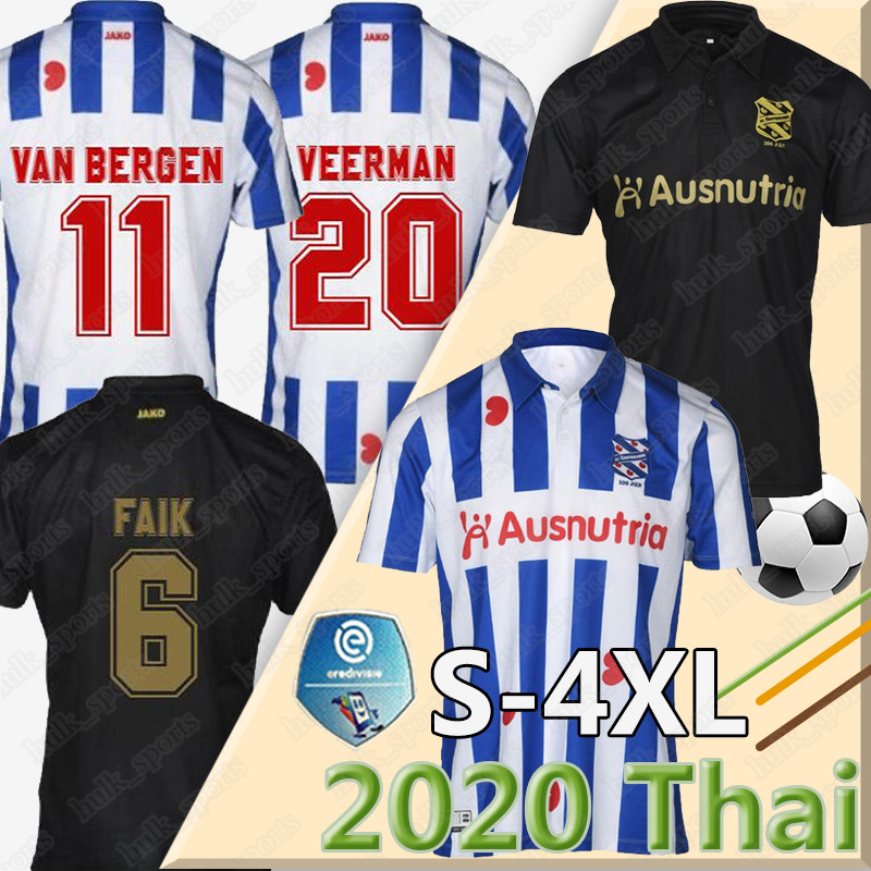 

Heerenveen SC soccer jerseys 2021 Football shirt Faik Ejuke maillot de foot van Bergen home away camiseta 20/21 kit, Hailunfen 20 21 away