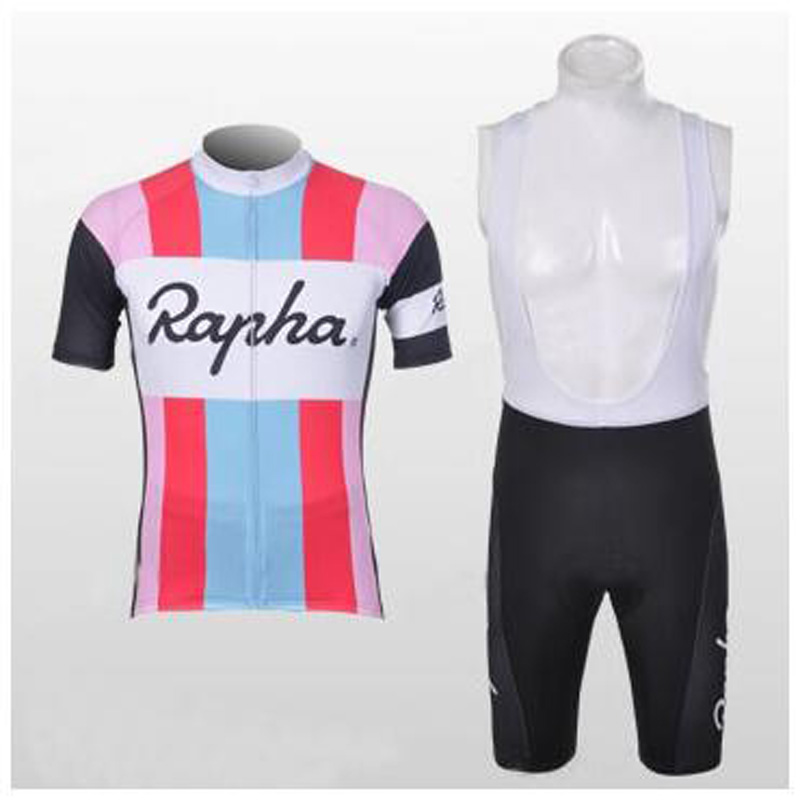 

New Men RAPHA Team cycling jersey Suit summer breathable short sleeve mtb bike clothes road bicycle uniform quick-dry cycle sportswear Y0815, 04