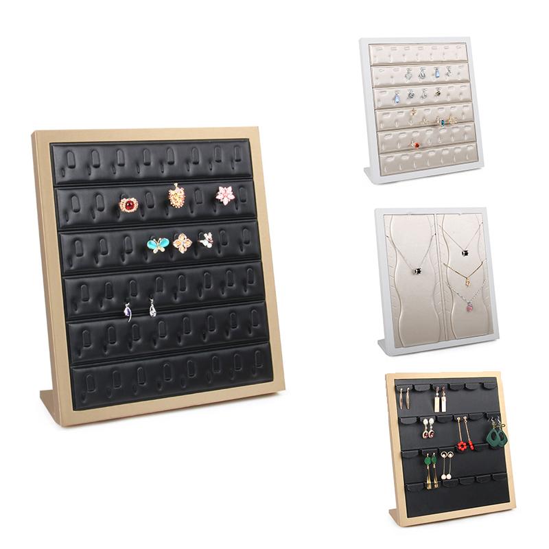 

Jewelry Display Stand, High-End Pu Necklace Earring Plate, Shoot Props