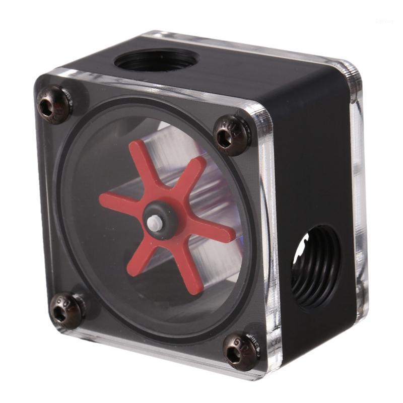 

Flowmeter Indicator G1 / 4 Thread 6 Impeller 3 Ways for PC Computer Water Cooling System1