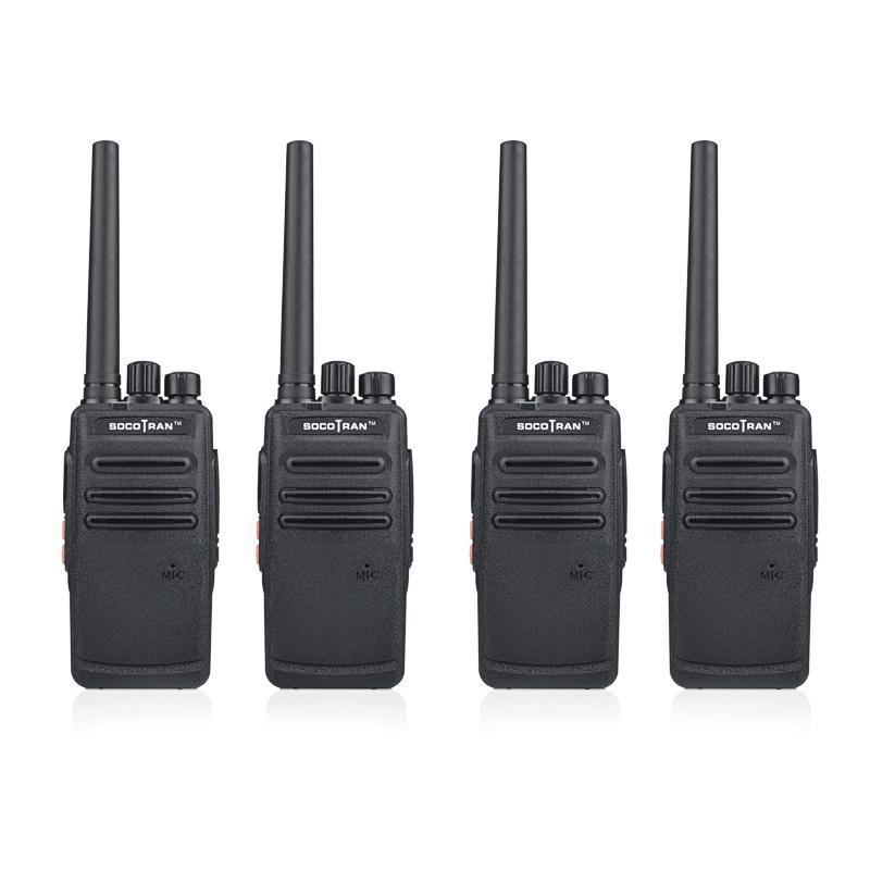 

4Pcs SOCOTRAN Walkie Talkie ham Radio SC-308 UHF Radio 400-470MHZ 3W Communicador Amadorfor for Hunting Security