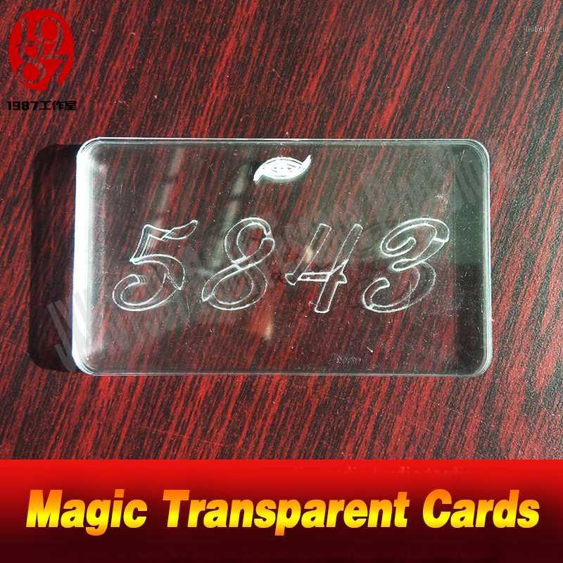 

Real life room escape props Magic Transparent Card find out four transparent cards and pile the cards up to get some game clues1