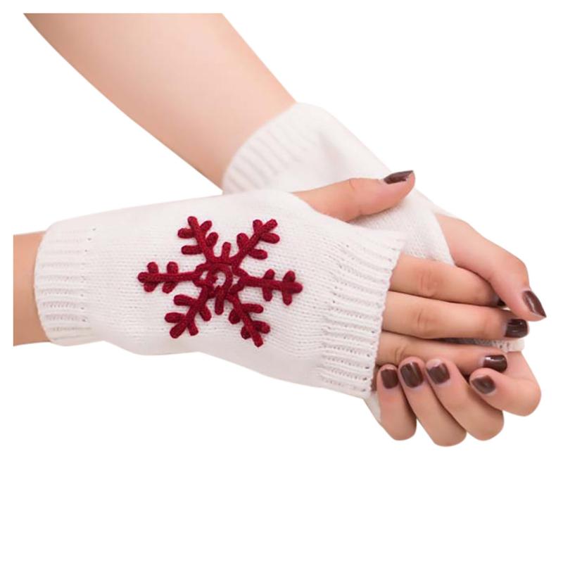 

Keep Warm Winter Gloves Fashion Fingerless Gloves Women Girl Knitted Arm Fingerless Soft Warm Mitten Guantes Sin Dedos Mujer #14