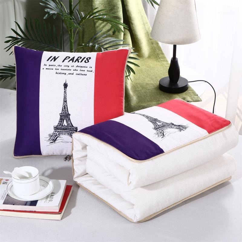 

Multifunctional Blanket Sofa Seat Cushion Home Travel Office Blanket Air Conditioning Leg Cover1