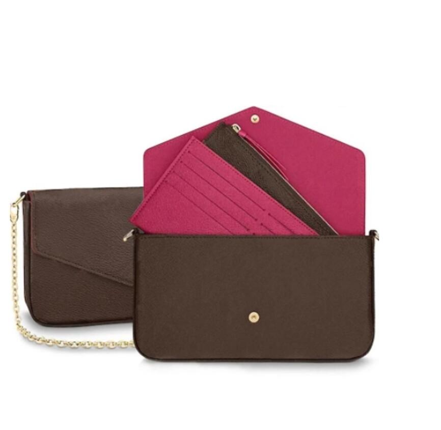 

Classic Luxury designer handbag Pochette Felicie Bag Genuine Leather Handbags Shoulder womenhandbag Clutch Tote Messenger Shopping GG's Louise's Viuton's LVs YSLs