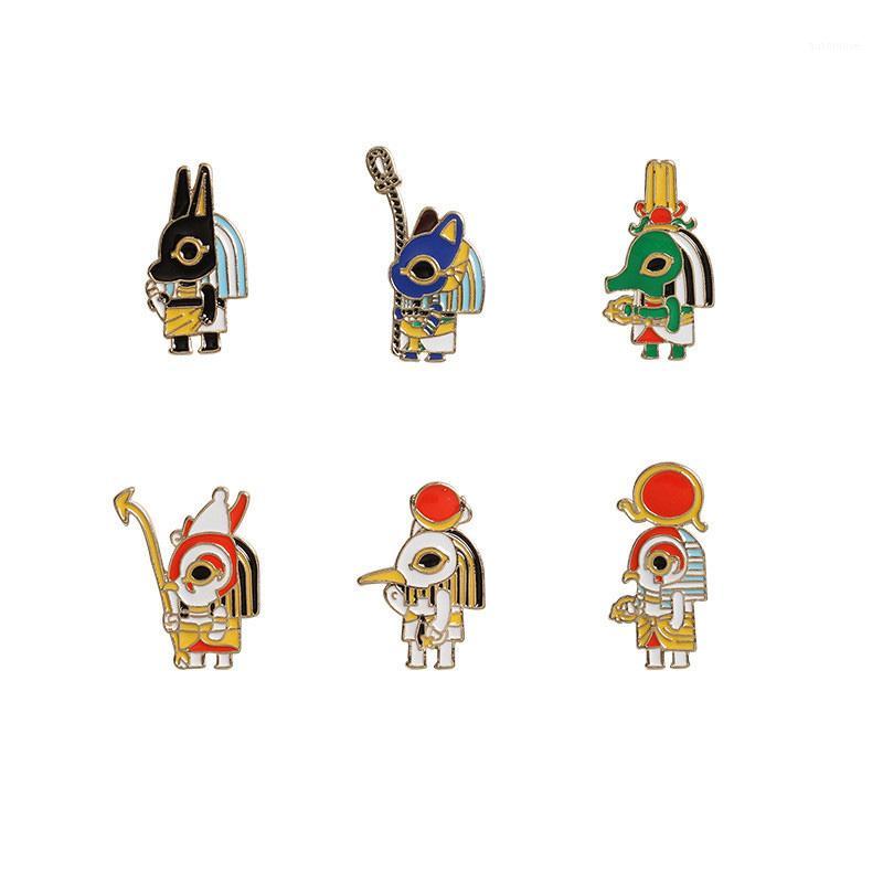 

Egyptian Pharaohs Pins and Brooches for Women Men Lapel Pin Backpack Bags Hat Badge1
