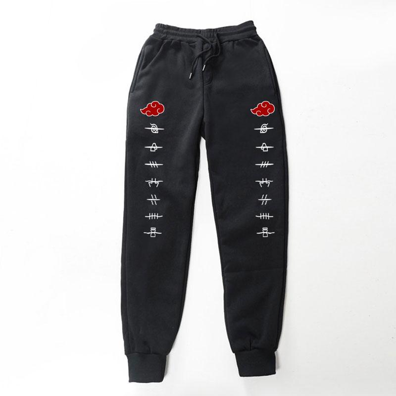 

Streetwear Men Sweatpants Jogging Pants Anime Naruto Akatsuki Printed Women Men Outdoor Running Trousers Hip Hop Men' Clothing, Orange 09