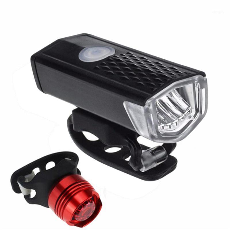 

Strong brightness Super Bright USB Led Bike Bicycle Light Rechargeable Headlight &Taillight Set 300lm Output1