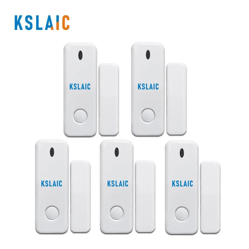 

Wireless Door Window Alarm Sensor 433MHz 1527 Code Battery Door magnetic Contact Sensor for WIFI GSM Alarm Systems home security
