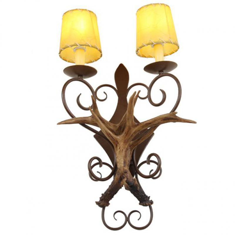 

retro bathroom Sconce Wall Lights nordic Vintage Mirror Light bedside lamp dressing table living room bar antler led lamp