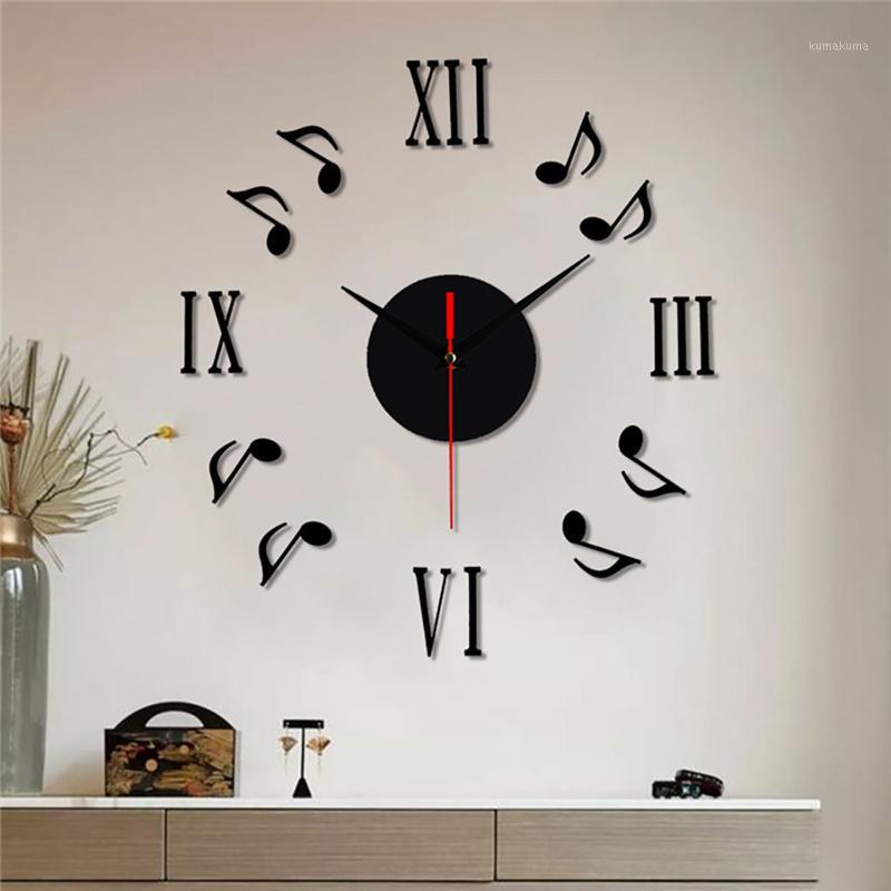 

Frameless DIY Notes Wall Mute Clock 3D Mirror Surface Sticker Home Office Decor Stickers Waterproof Living Room Wall Stickers1