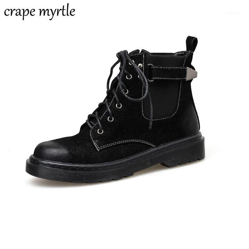 

winter woman shoes boots comboy shoes motorcycle boots Women's Gothic Punk Combat lovers Female YMA9491, Black