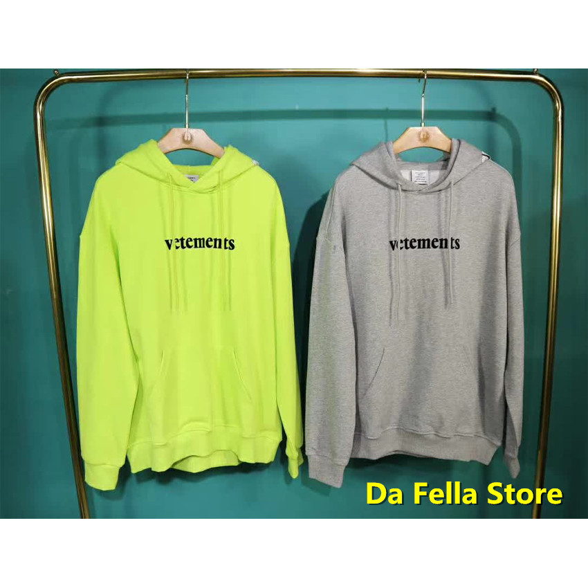 

Grey VETEMENTS Postage Hoodies 2020 Men Women VETEMENTS Tracking Sweatshirts Hood embroidery VTM Hoodie Black Print C1118