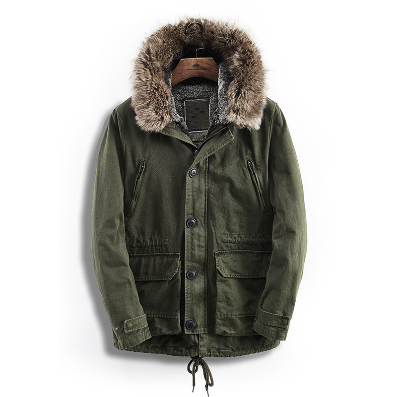 

2021 Winter Quality Men's Down Fashion Jacket with Hood Thicken Classic Thickened Keep Warm 00IM, Black