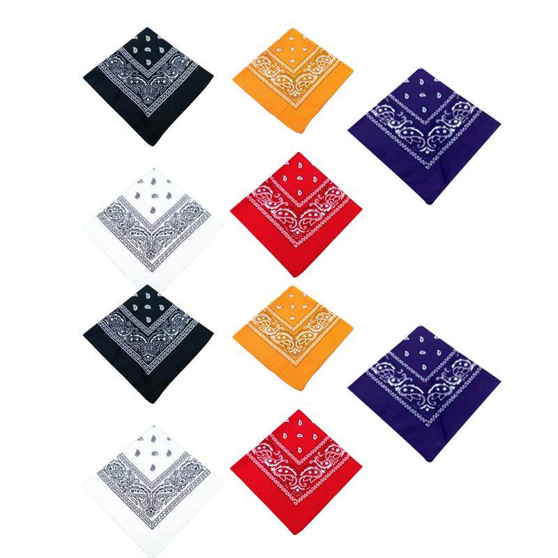 

10Pcs Multifunctional Outdoor Headscarf Sports Cashew Printed Headscarf