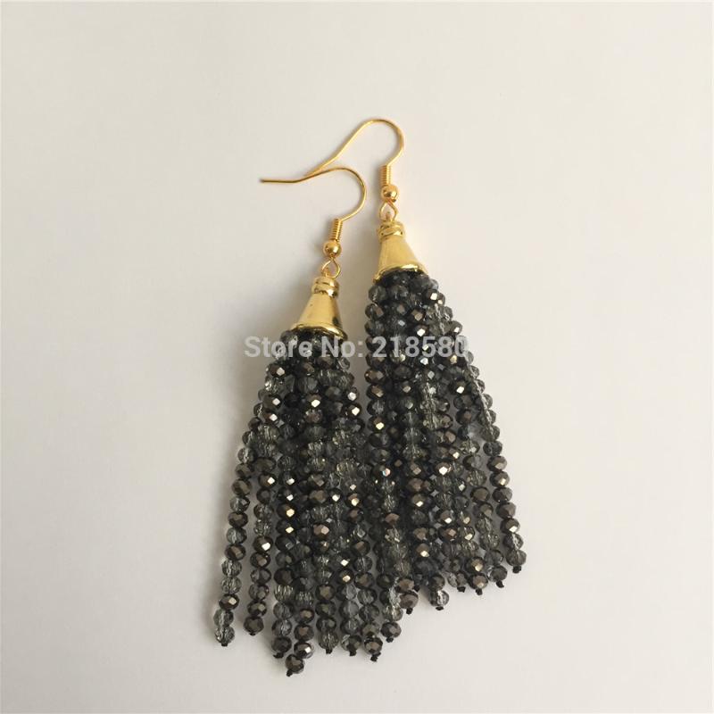 

Small Beads Tassel Earrings E16072901