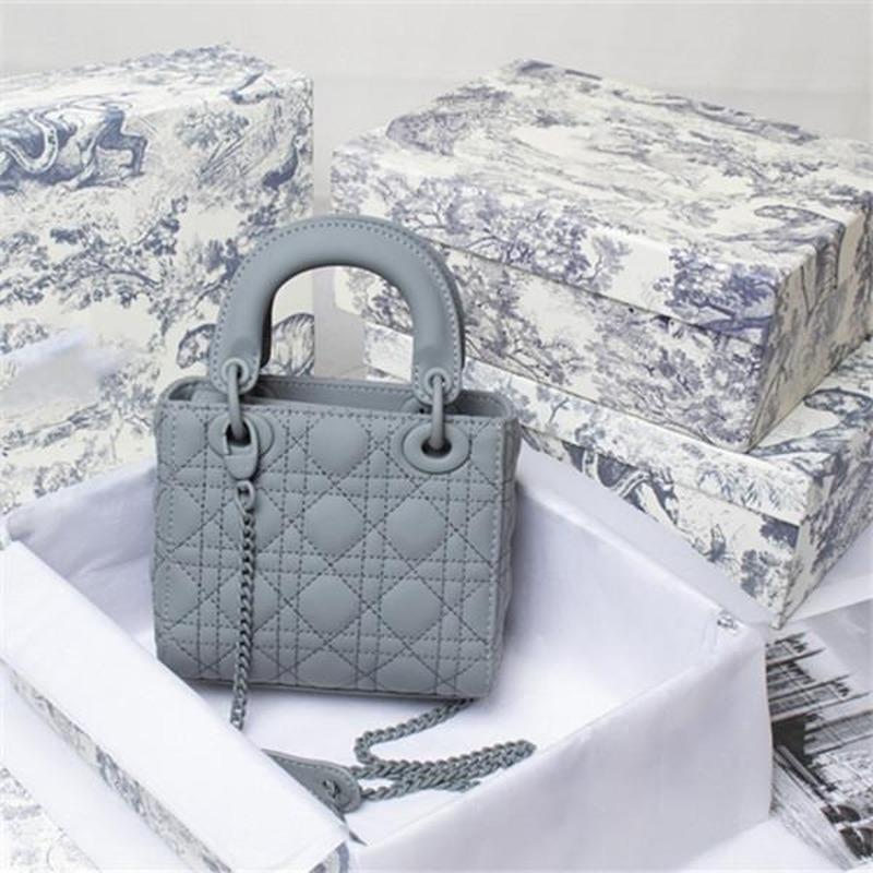 

Top hot sale must-have lady's elegant bags fashionable brand shoulder diamond lattice handbags genuine real leather calfskin crossbody bag, Box no bag