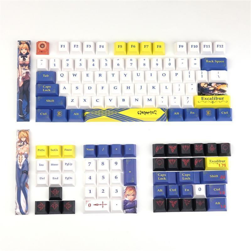 

Alto Maria Keycaps Cherry Original Profile PBT keycaps 1.75U 2U 2.25U Shift For Mechanical Keyboard GH60 GK61 64 68 87 96 1041