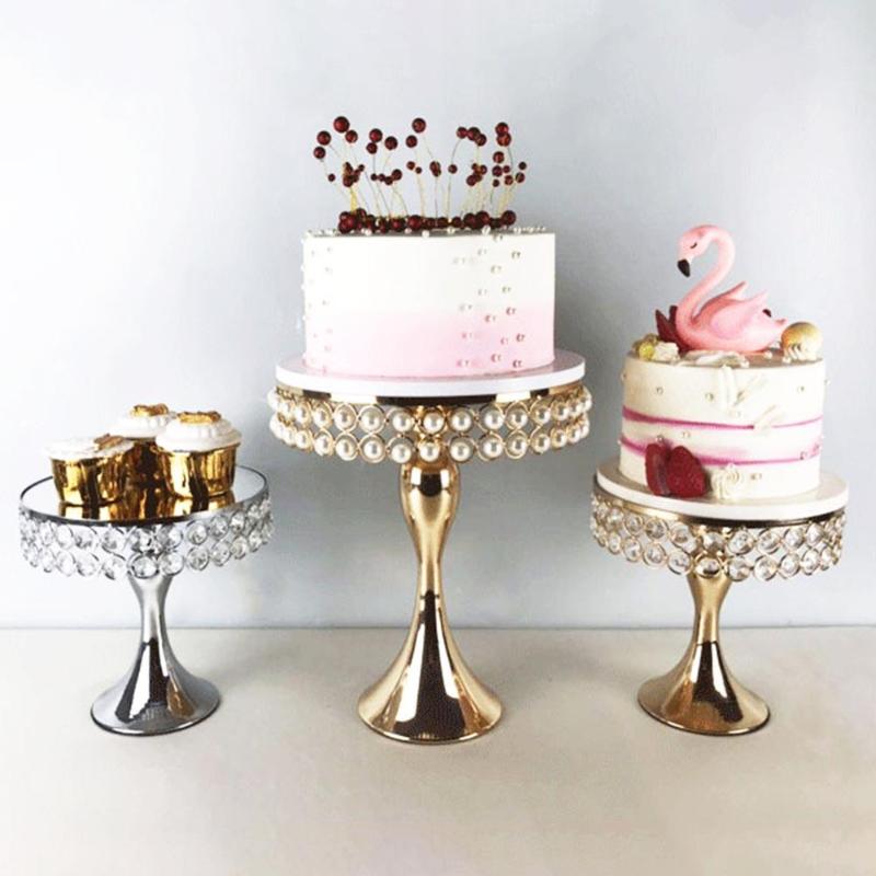 

Round Cupcake Birthday Dessert Display Rack Home Wedding Party Cake Holder Stand Metal baby Shower Decoration