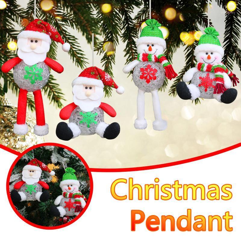

Christmas Craft Gift Pendant Christmas Tree Forest Old Man Doll Small Penda 2021 New Year Decoration Noel Gift Navidad1