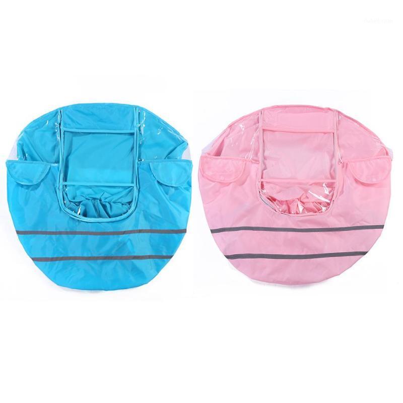 

Durable Stroller Cart Dust Shield Rain Cover Design With Light Strip Non-Toxic Tasteless Raincoat Baby Pram Accessories1